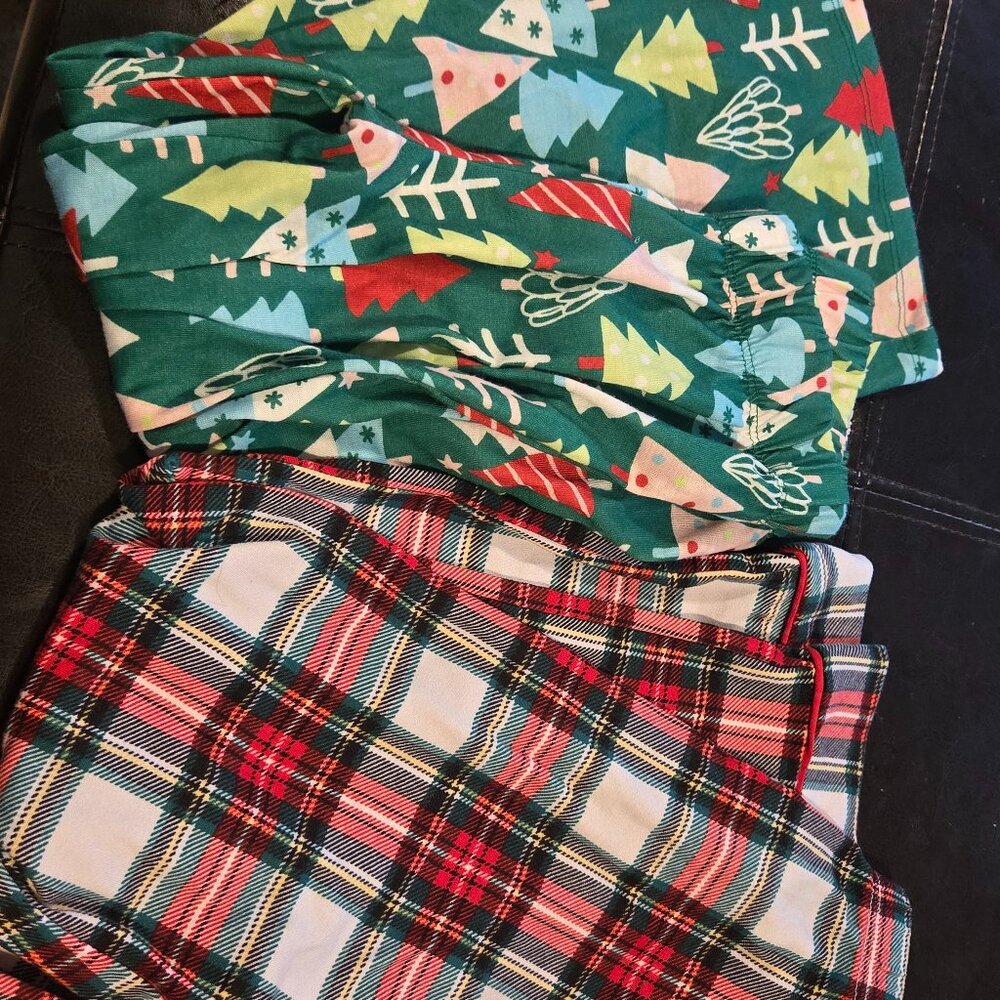 Girls Christmas pajama pants